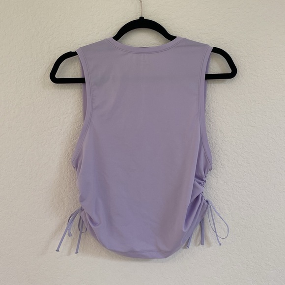 Nike | Purple Dri-Fit Drawstring Ruched Side Tank - Picture 5 of 6